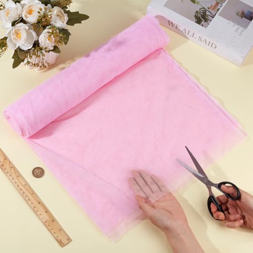 5m polyester mesh stof, 1,6m brede tule stof parel roze ademend mesh materiaal voor kleding voering sportkleding DIY crafting kostuum ontwerp 3