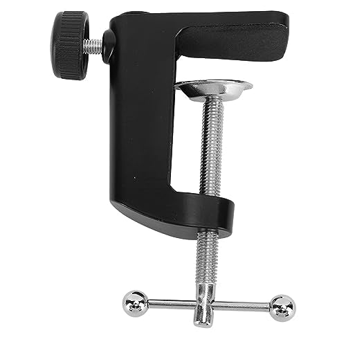 Bureau C Klem, 2.4 Inch 61mm Aluminium Bureau Tafelmontage C Klem met dubbele anti-slip pads, voor Microfoon Arm, bureaulamp basis