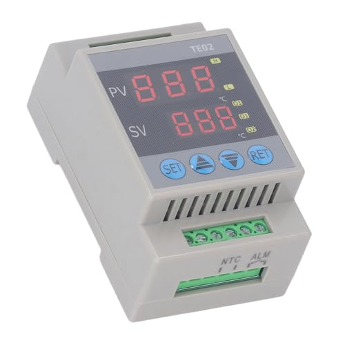 220VAC DIN Micro temperatuurregelaar -50°C tot 120°C Hoge nauwkeurigheid Digitale weergave Thermostaatmodule met eenvoudige bediening en 2 controlemodi voor verwarming 5