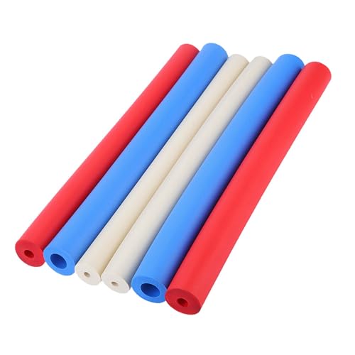 Foam Tubing 6 stuks Foam Grip Tubing Non-slip Foam Handle Sleeve Cover Padding Grips voor Utensil, Pennen, Potloden, Scheerapparaten 4