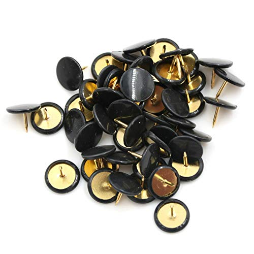 Push Pins tekening Pins Push Pins Kaart Tacks Tekenspelden, met Plastic hoofden en stalen stippen voor Cork Board Decoratieve kennisgeving Board Office Card 100 stuks (10x10mm)