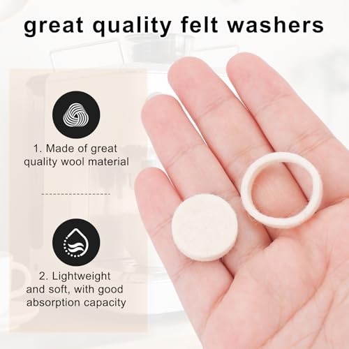 6 stuks Viltring Vervanging voor Breville Espresso Machine Mills, Wolring Compatibel met BES870, BES878, BES880, BES980, BCG820 Modellen Espresso Machine Accessoires 4