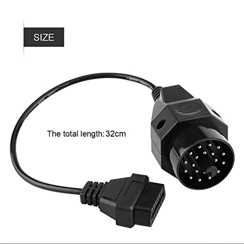 OBD2 20 Pin OBD-connector, OBD2-adapter, 20 Pin tot 16 Pin OBD2-adapterconnectorconnector voor BE36, E38, E39, E46, E53, X5, Z3 4