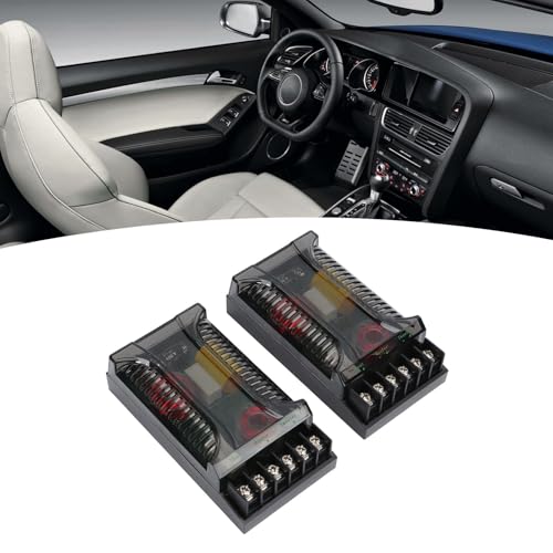 2 st. 2 Way Auto Audio Crossover Overcurrent Protection Universele Heat Dissipatie Speaker Frequentie Divider 5