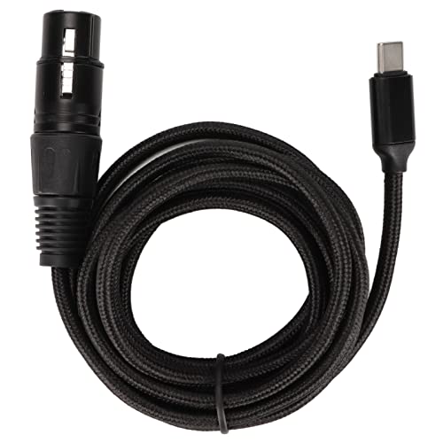 USB C-microfoonkabel, XLR-vrouw naar USB C-audioadapter (3M)