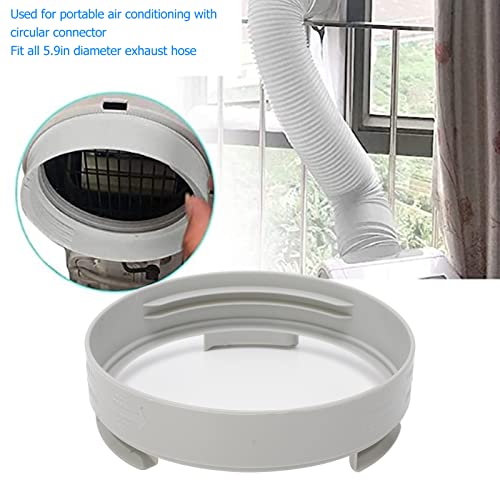Airconditioning Drain slangenadapter, 5.9 Inch Airconditioning Wing Tube Interface Drain slang aansluiting AC slang koppeling Drain Hood Guide 4