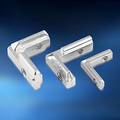 10 stuks T Munt Ondersteuning Heavy Duty L-Forme en Aluminium Profilé Intérieur Coin ondersteunt Conneteur en Acier au Carbone Ondersteunt Renfort Brace(EU 4040) 3