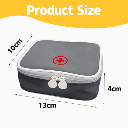 Medische zak Small Travel Apotheek Bag Draagbare EHBO Bag Leeg pakket Medische opslag Bag Medicine Bag Noodzak voor Outdoor Sport Home Camping Wandelen