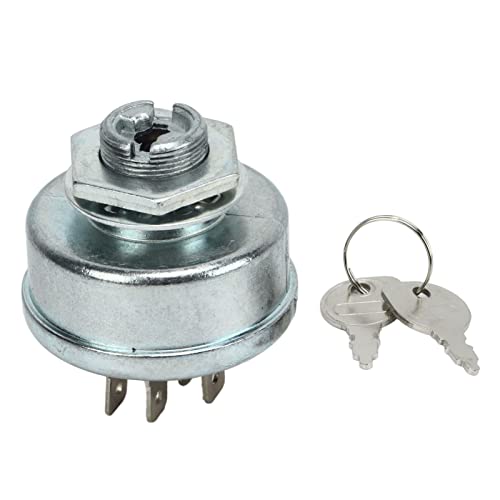 365402 Startschakelaar voor de ontsteking, Metalen grasmaaier Circuit System Onderdelen met 2 Keys Compatibel voor 5