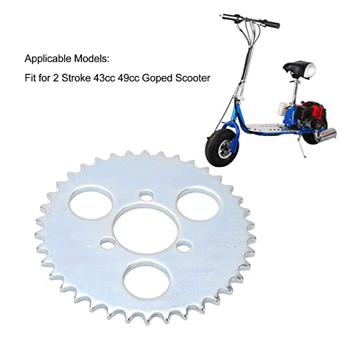 Achterwiel T8F, 38T Sprocket 101mm Diameter Lichtgewicht Draagbaar Geschikt voor 2-Stroke Goped Scooter Staallegering Vervanging 5