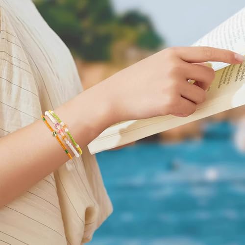 500st 7mm Clinker brief kralen platte ronde schijf alfabet kralen A/E/I/O/U Clear acryl kralen klinker voor vriendschap armband sieraden maken 5