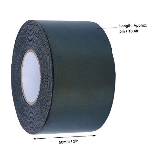 Kleefband voor kunstgras, self-adhesive, dubbelzijdig kunstgras naad, non-woven stof, gazon tape voor aansluiting, bevestiging, groen, gras tapijt 50 mm x 5 m 3