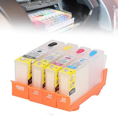 Inktcartridge, 4 stuks inktcartridge Printer inktcartridge Vul de inktcartridge opnieuw in voor het vervangen van kantoorprinter, tonerpatronen (PK 903)