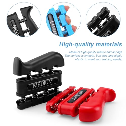 Hand Krachttrainer, 3 stuks Hoge kwaliteit Grip Krachttrainer, Praktische Robuuste Handtrainer, Finger Trainer, Geschikt voor muzikanten, Klimmers en Fysiotherapie, Verbeter Handsterkte 3