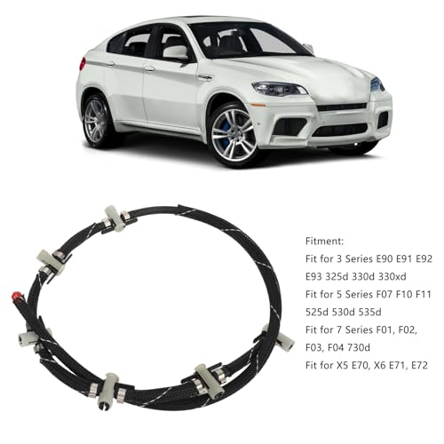 Injector Return Pijp, Brandstof Injector Return Return Lijnslang 1353779993 Leakproof Fit For E90 E91 E92 E93 325d 330d 330d F07 F10 F11 525d 3