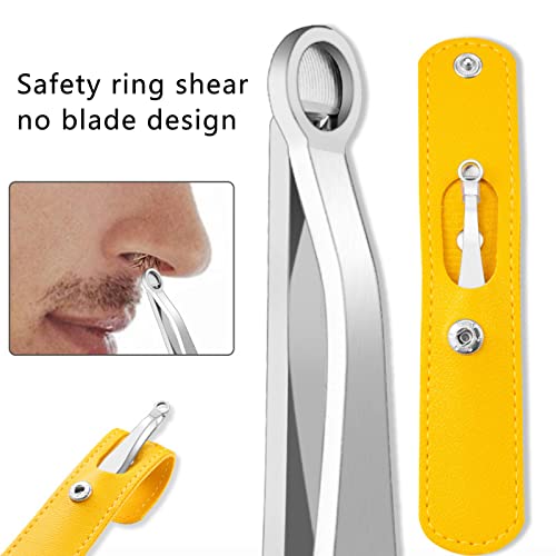Neus haar Tweezer, Multifunctionele roestvrij staal ronde Tip neus haar trimmen Tweezers voor mannen Vrouwen neus Sideburn Brow Body 5