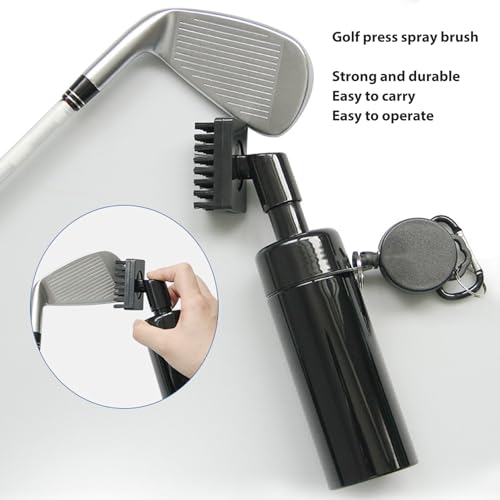 Golf Club Wash Brush Golf Club Brush Golf Brush Handdoek Golf Club Washulpmiddel Golf Club Groove Cleaner Golf Club Groove Cleaner Golf Care Brush voor Golfers 5