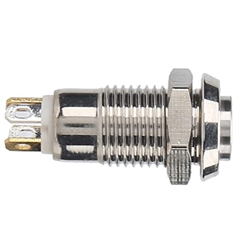 Drukknopschakelaar, Drukknopschakelaar, 8mm Metal Momentary Pushknop Switch voor Auto Rv Truck Boat 3V, Auto Drukknop Schakelen (vegetable) 4
