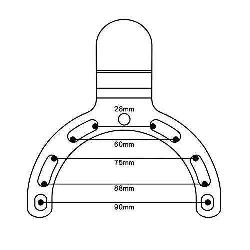 Verstelbare Motorfiets Gas Tank Mount Bracket- GPS Telefooncamera houder 4