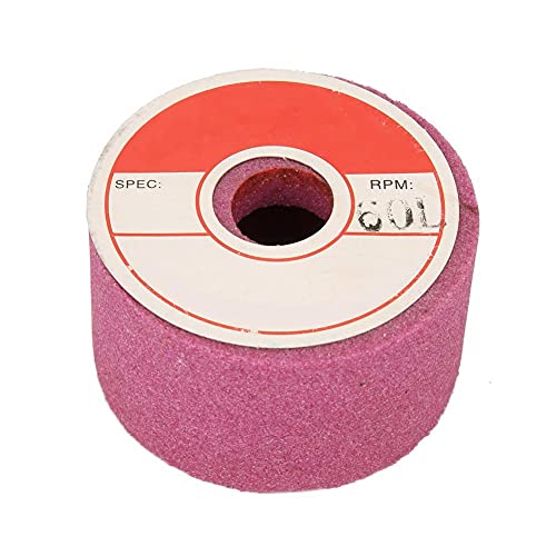 Slijpwiel, twee soorten korundslijpschijven, tweetonige keramische korundbeker, 75 x 40 x 20 mm, grit 46/120, platte slijpschijven (chroomkorund 120# (rood))