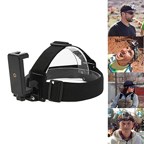 Hoofd gemonteerd houder voor mobiele telefoons camera hoofdband verstelbare selfie op mobiele telefoon first-Person View video Outdoor live opname racket voor smartphones actiecamera 5