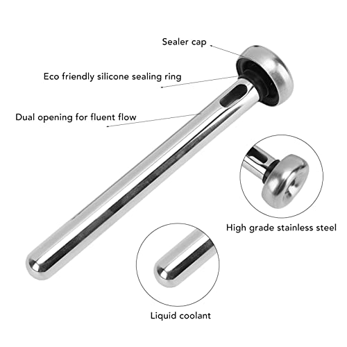 2 st Roestvrij stalen bier koelers geïntegreerde koeling technologie Houd uw drank koud gemakkelijk te gebruiken voor flessen