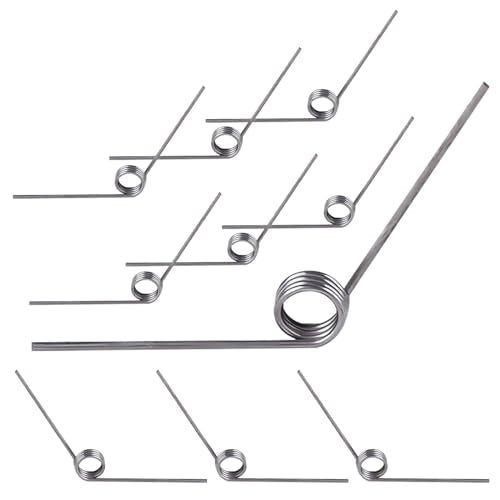 Verpakking van 10 torsieveren, V-gevormde veren, 0,7 x 3 rotaties x 120° snoeischaren voor reparatieprojecten