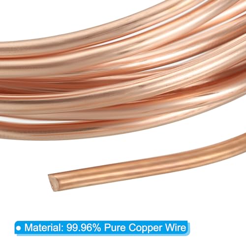 2.5mm x 11 Voeten Bonsai Training Draad Draad Stengels 99,96% Pure Koper Draad, Koper, 1 stuk 3