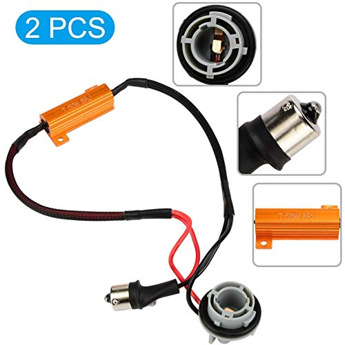 Resistor Bedradingsharnas, P21W LED, Dioche 2Pcs/Set Laadweerstand Connector Draad Bedrading Led Turn Signal 1156