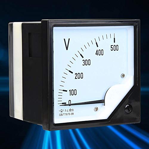 AC 0 - 500 V voltmeter met paneel, meetinstrumenten, voltmeter, analoge voltmeter, naaldteller voor elektronische regeleenheden