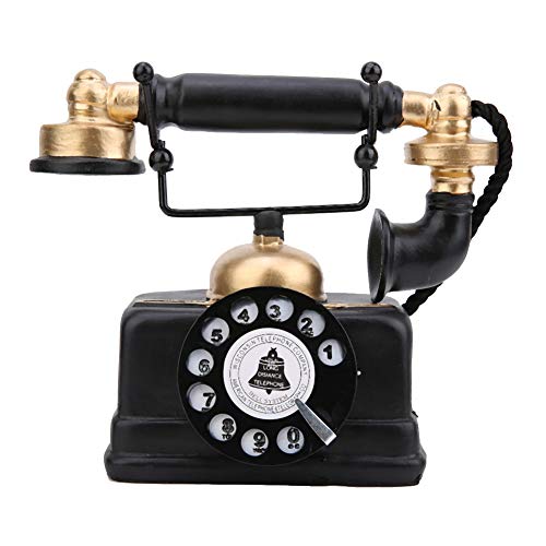 Yuecoom antieke telefoon vintage retro antieke telefoon bekabelde vaste lijn telefoon retro vaste lijn telefoon home desk decor bureau decor ornament