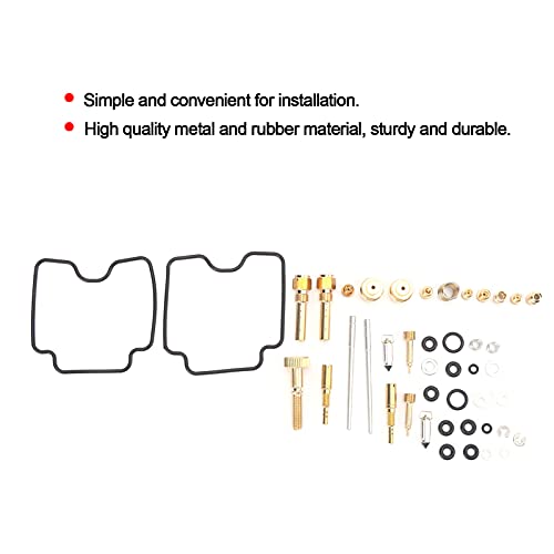 Motorcarburator Reparatie Kit voor Yamaha Raptor 660 YFM660R 2001-2005 Rubber + metalen carburator Kit opnieuw bouwen
