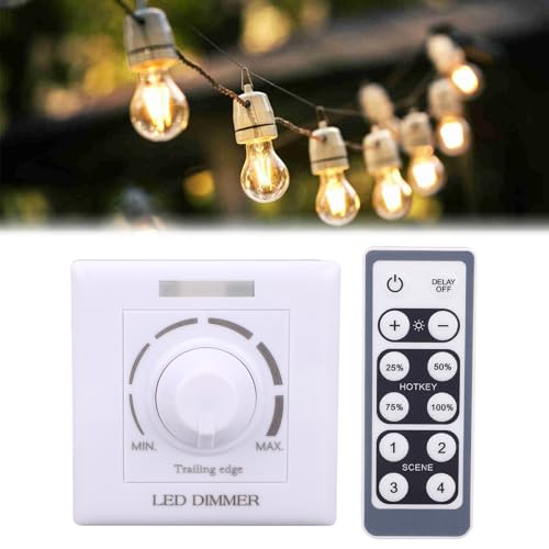 Led Dimmer Light Dimmer Afstandsbediening Controller Pc Led Light Dimmer Brightness Control IR afstandsbediening 200W (220V) (220V) 3