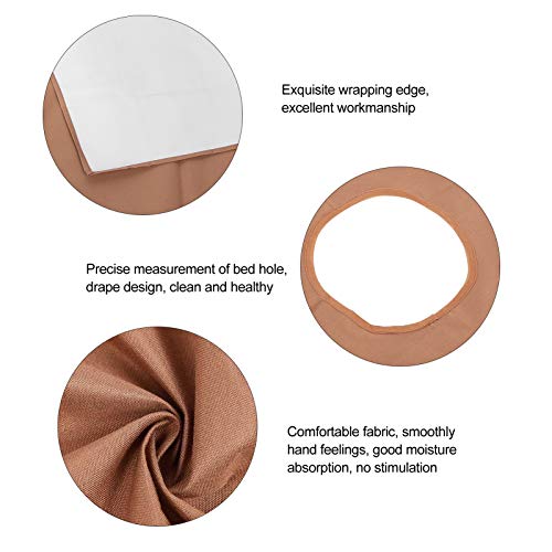 Spa Massageblad, Oliebestendig Polyester SPa Koffietafelhoes met gezichtsgat Matras Herbruikbare bank Machine Wasbaar Verdikt Zacht Waterdicht 2 Pieces(03) 4