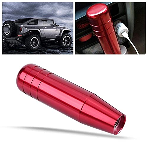 Universele Auto Gear Shift Aluminium Legering Gear Shift Lever 13 cm Lengte (rood), zwart, rood, blauw (optioneel), Standaard, zwart, rood, blauw (optioneel), Modern 3