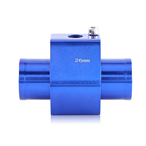 Universele Water Temp Joint Pijp Aluminium Temperatuur Pijp Sensor Diameter Radiator slang adapter Blauw 26mm 40mm (26mm)-Koso 3