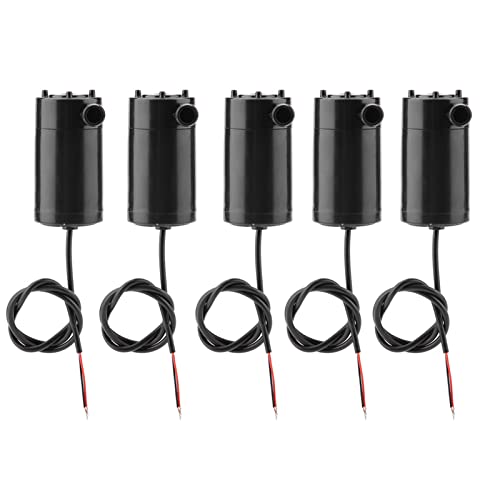 5Pcs Mini Waterpomp, Mini Pomp Aquarium USB Pomp Waterpompen DC 3V 5V Micro Onderwater Mini Waterpomp of Aquarium Fontein, Micro Motor Pomp Waterpompen