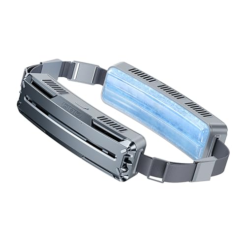 Draagbare taille Ventilator Draagbare Persoonlijke Waist Ventilator 3 Speed Mini USB Handen Riem Ventilator voor Buitenwerk en Sport 4