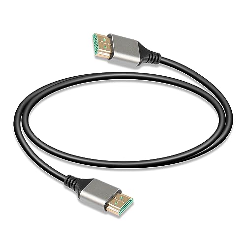 HDMI 2.1 kabel 8K Ultra High Speed 48 Gbit/s kabel ondersteunt 8K@60HZ, 4K@120HZ 144Hz eARC HDR10 4:4 HDCP 2.2 en 2.3 Dolby 3D, VRR, Ethernet, compatibel met de nieuwste spelconsoles