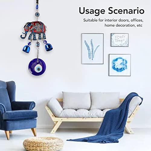 Blue Eye Olifant Hangende Ornament, Olie Drop Blue Eye Hanger, Exquise Lucky Hanger Accessoires voor auto achteruitkijkspiegel, Gepersonaliseerde decoraties 4