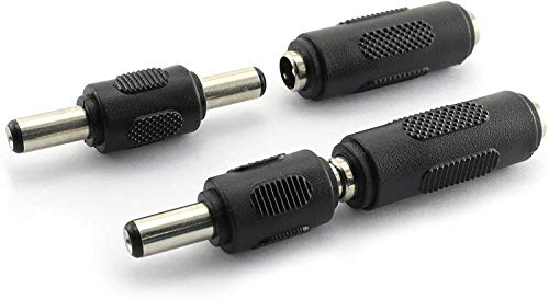 12 stuks 2.1 x 5.5mm DC-plug, vrouw/vrouw en mannelijke/mannelijke krachtplug 5
