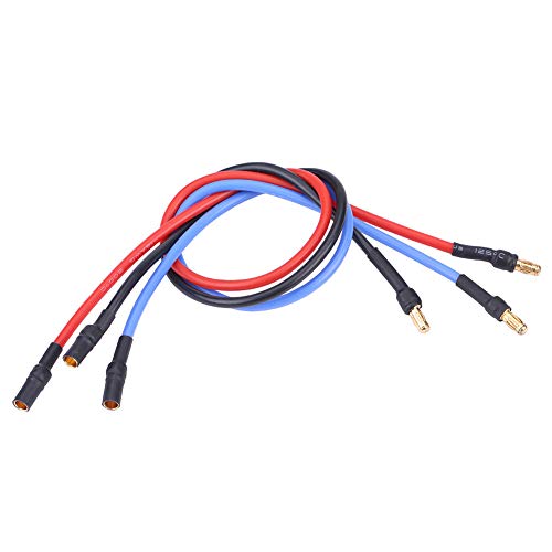 3st/set ESC Extension Cable, Silicone Electronic Speed Controller ESC Motor Cable met 3,5mm Banana Connector RC Accessoire