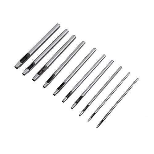 10 stuks 0,5-5mm Punch Belt Punch Holle lederen gereedschap DIY ambachten