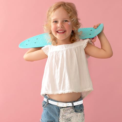 Verstelbare leren broek riem voor kinderen, dunne broek riem Skinny lederen riemen met Legering Pin Buckle voor meisjes jongens 4