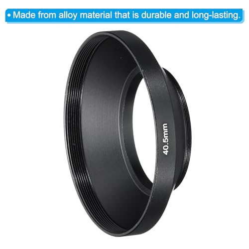 40.5mm Lenscap, Brede hoek Matte oppervlakte anti-reflectieve binnenhoes met camera lens schoonmaakdoek, zwart 4