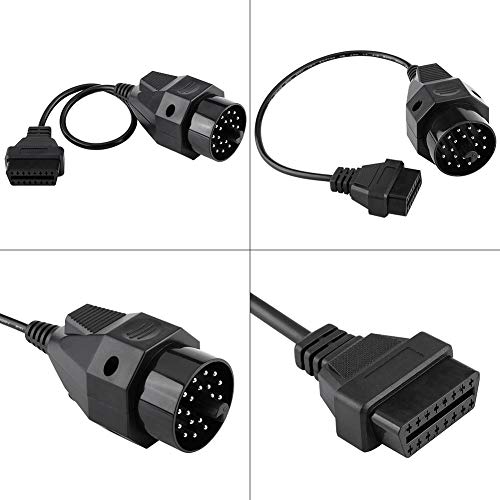 OBD2 20 Pin OBD-connector, OBD2-adapter, 20 Pin tot 16 Pin OBD2-adapterconnectorconnector voor BE36, E38, E39, E46, E53, X5, Z3 5