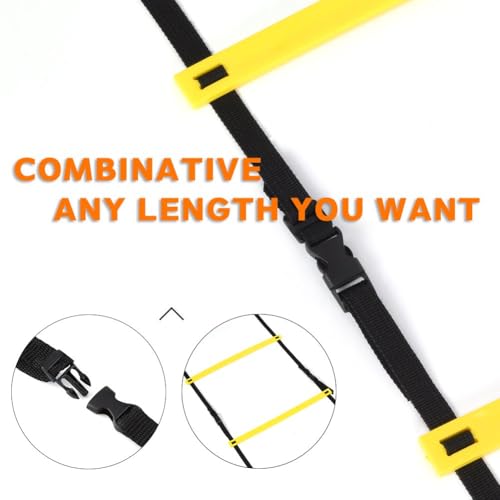 Snelheid Behendigheid Ladder Kit Behendigheid Ladder Training Set kegels Training Ladder snelheid Behendigheid Ladder Set Behendigheid Training Ladder Kit voor Home Gym 5