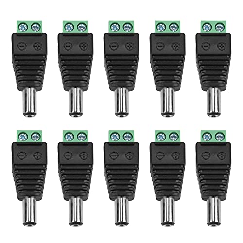 10Scs Schroefconnector DC-stroomconnector 5.5 X 2.1mm Vrouwelijke Barrel Connector Power Connector