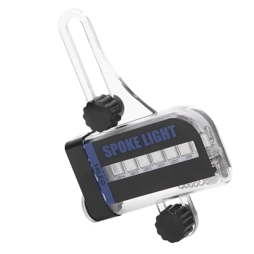 Fietszakenlicht, mountainbike-spraaklicht, dubbelzijdige 14 led-RGB-spraaklamp, geschikt voor mountainbike met waterdichte bescherminggsklasse IP6