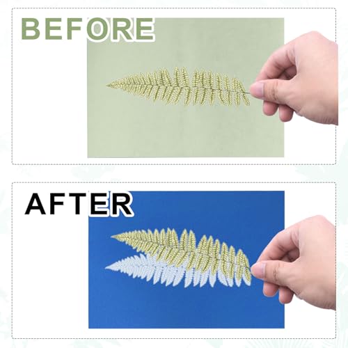 24 stuks Zon Print Papier, A7 Cyanotype Papier en Map Hoge gevoeligheid Zon/Zolder Actieve Kunst Drukpapier voor Ambachten Projecten DIY Kunst Onderwijs Zonlicht Fotografie 4